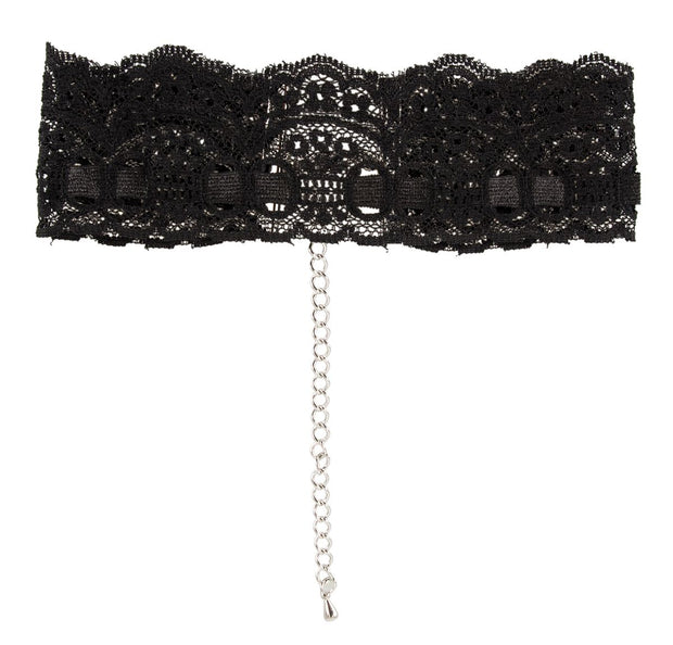 Spitzenhalsband - Schwarz