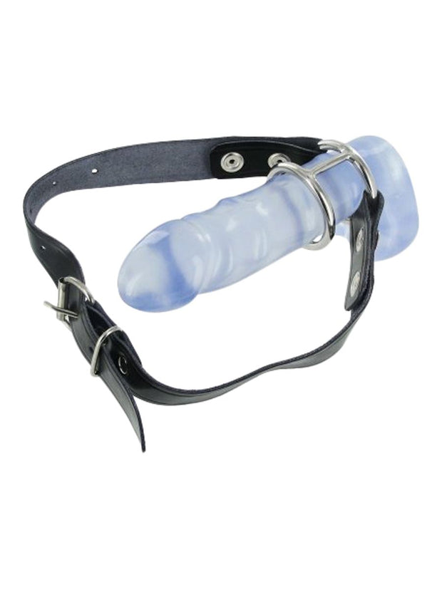 Strikt Leder 'Deep Throat' Knebel