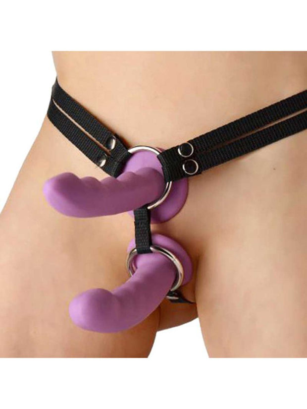 Strap-on Harness für doppelte Penetration