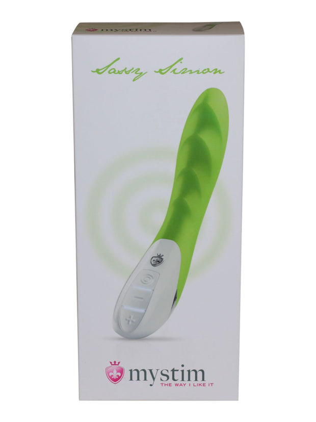 Mystim - Sassy Simon Golvende Vibrator - Lime Groen
