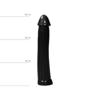 XXL Dildo 31,5 cm - Schwarz