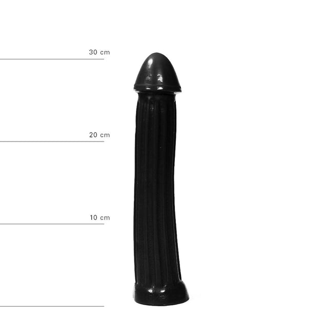 XXL Dildo 31,5 cm - Schwarz