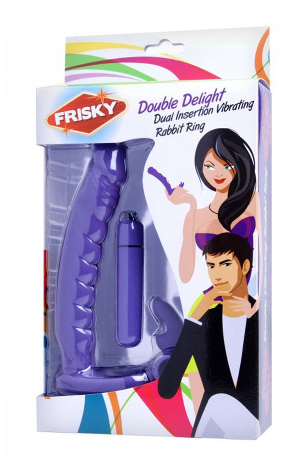 Double Delight Vibrierender Penisring mit Vibrator