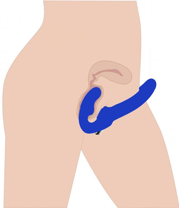 Revolver II Strapless vibrierende Umschnalldildo