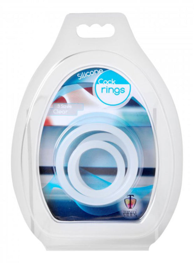 Trinity Silikon-Cockringe, Transparent