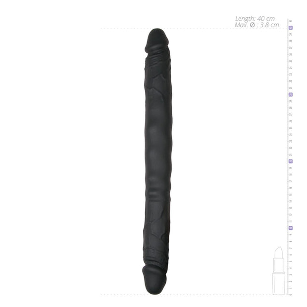 Doppelendiger Dildo - Schwarz