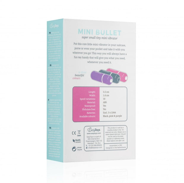 Bullet-Vibrator mit 10 Geschwindigkeiten - Schwarz