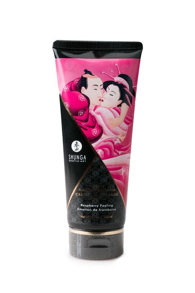 Shunga - Eetbare Massagecrème Rasperry