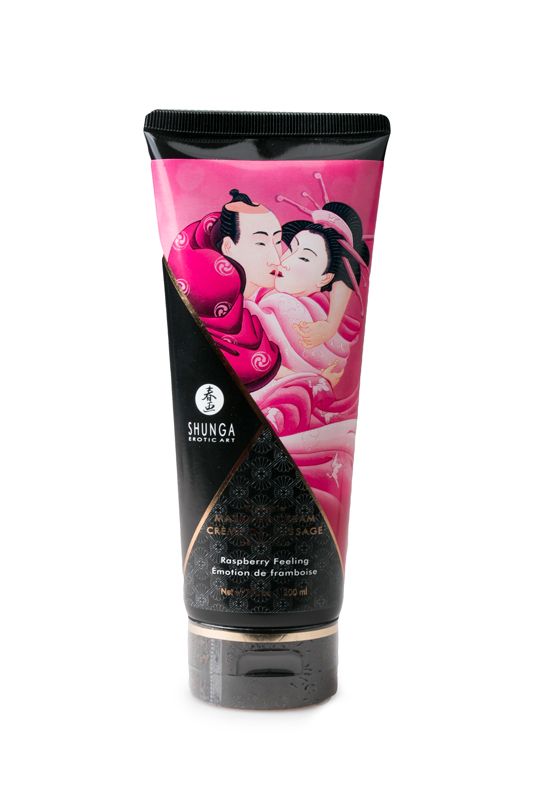 Shunga - Eetbare Massagecrème Rasperry