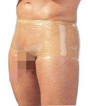 Latex Boxershorts mit Penishülle - Transparent