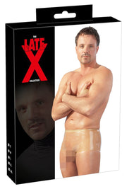 Latex Boxershorts mit Penishülle - Transparent