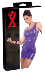 Latex Minikleid lila