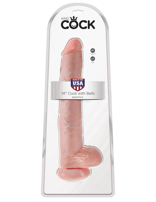 King Cock realistischer XL Dildo Nr. 1 - 37 cm