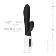 Teazers Rabbit Vibrator - schwarz