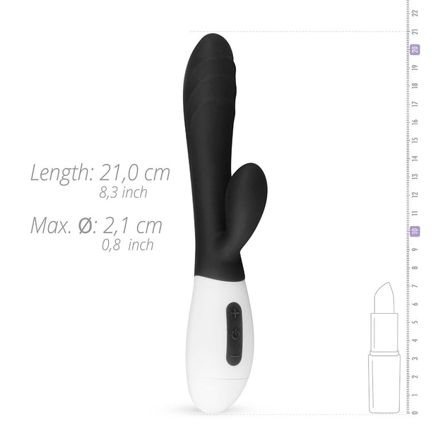 Teazers Rabbit Vibrator - schwarz
