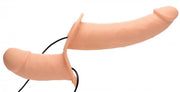 Power Pegger Doppel-Strap-On Vibrator - Hautfarbe