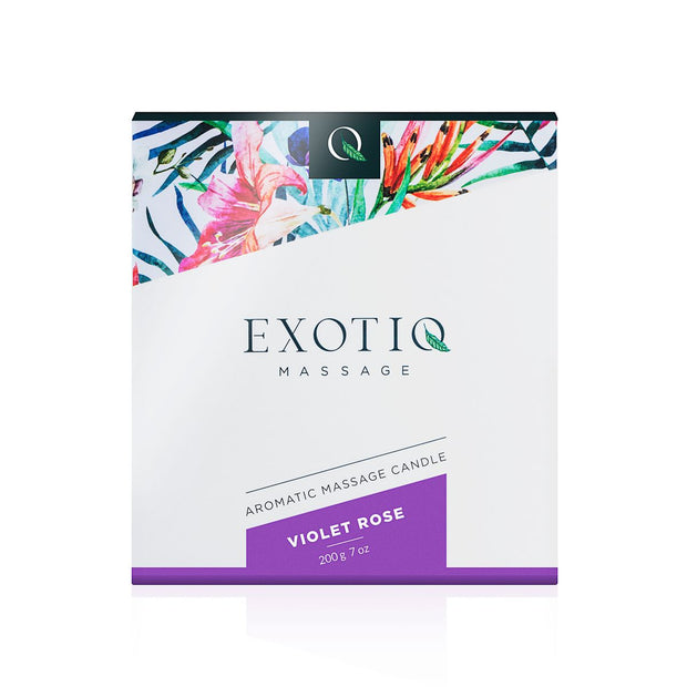 Exotiq Massagekerze Violet Rose - 200g