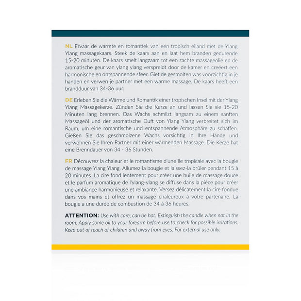 Exotiq Massagekerze Ylang Ylang - 200g