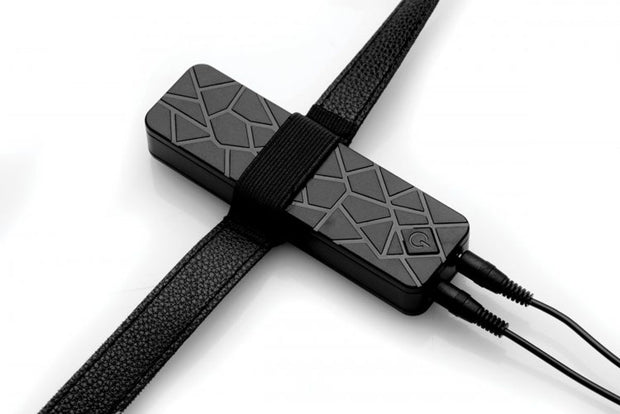 Power Pegger Doppel-Strap-On Vibrator - Schwarz