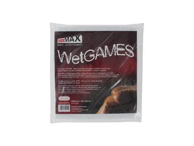 SexMAX WetGAMES Laklaken 180 x 220 cm - Wit