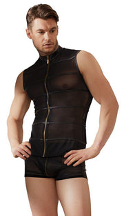 Herren-Shirt aus Powernet