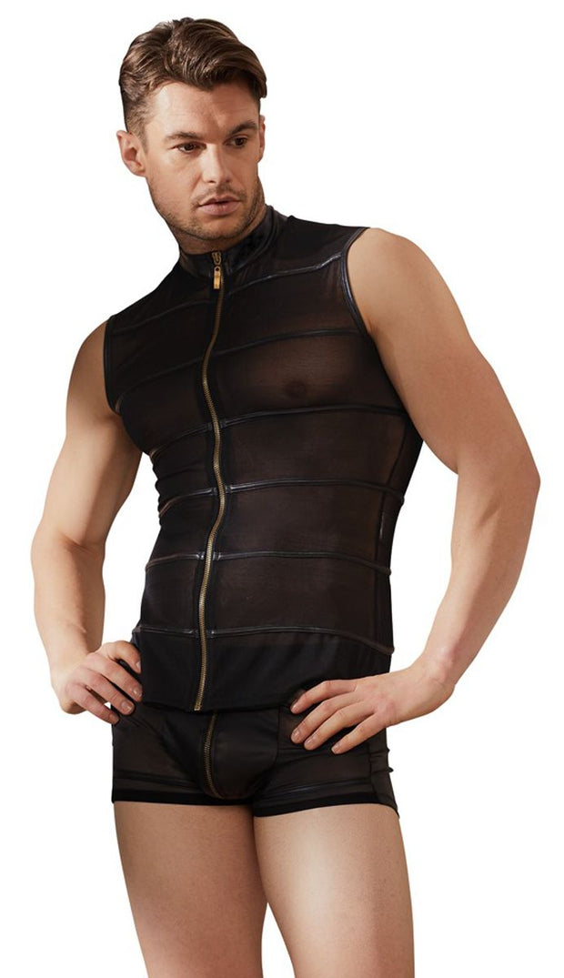 Herren-Shirt aus Powernet