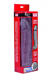Clear Extender gekrümmte Penis-Hülle