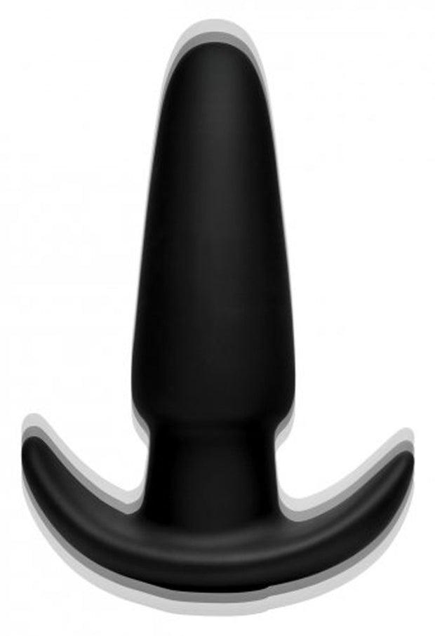 Thump-It Curved Buttplug aus Silikon - Medium