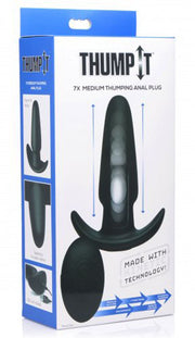 Thump-It Curved Buttplug aus Silikon - Medium
