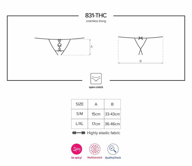 Tanga mit offenem Intimbereich