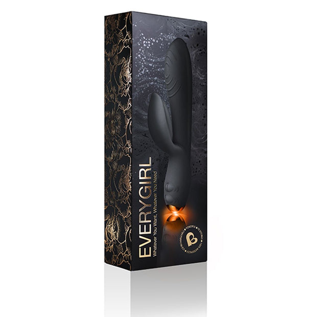 EveryGirl Rabbit Vibrator - Schwarz