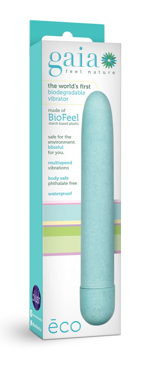 Gaia Eco Vibrator - Blau