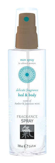 Pheromone Bed & Body Duft für Männer - Bernstein und japanische Minze