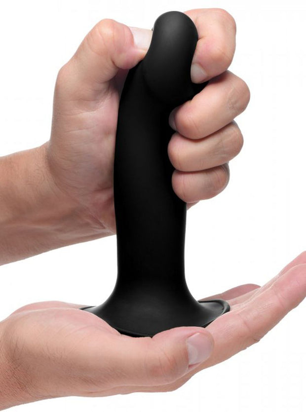 Squeeze-It Phallic Dildo - Schwarz