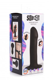 Squeeze-It Phallic Dildo - Schwarz