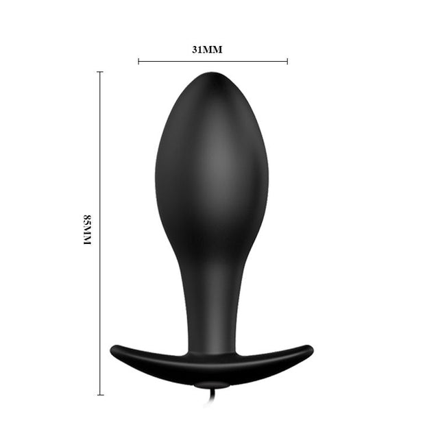 Vibrierender Analplug mit Fernbedienung