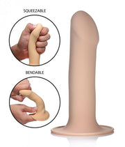 Squeeze-It Phallic Dildo - Beige