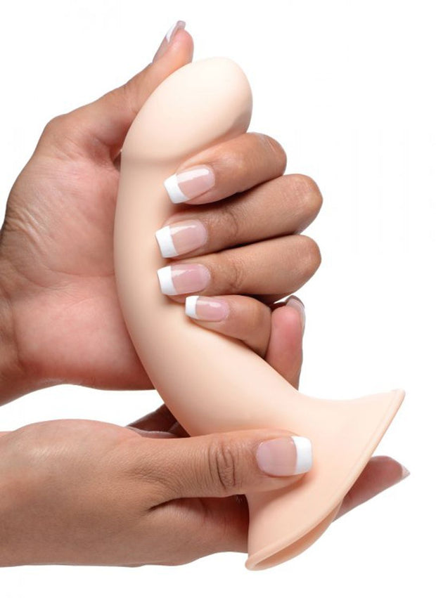 Squeeze-It Phallic Dildo - Beige