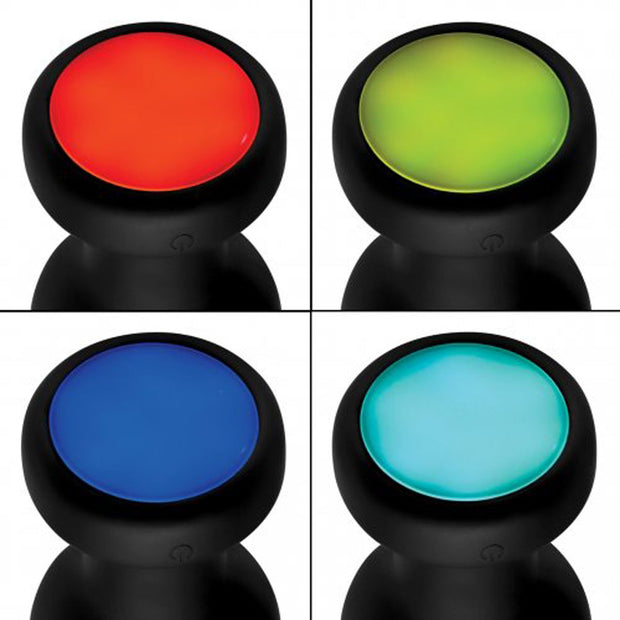 Vibrierender Butt Plug mit LED-Beleuchtung - Mittel