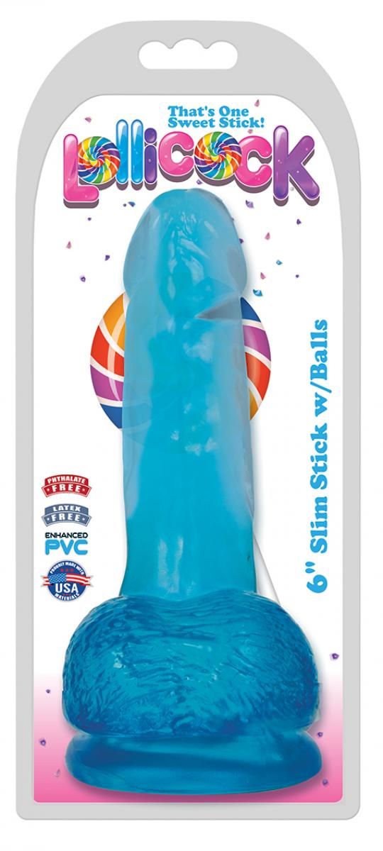 Dildo mit Hoden 15 cm - Cherry Ice