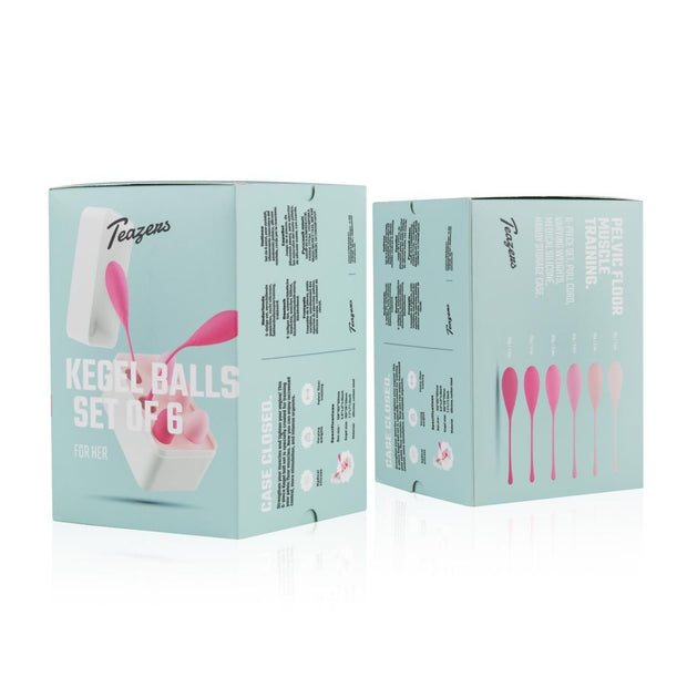 Teazers Kegelbälle Set Gewichtete Übungsbälle – Beckenboden-Übungsball zum