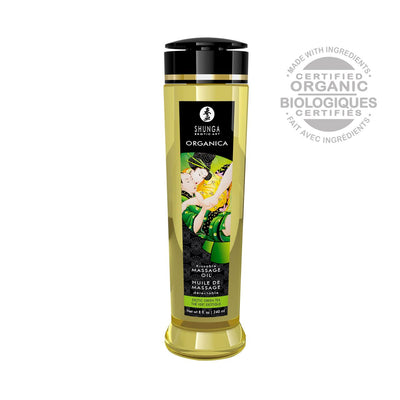 Shunga - Organica Massage Olie Green Tea - 240 ml