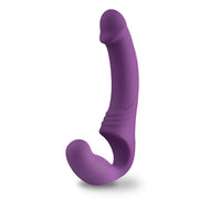 Trägerloser Strap-on-Vibrator - Lila