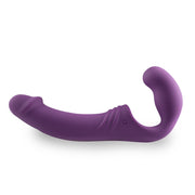 Trägerloser Strap-on-Vibrator - Lila