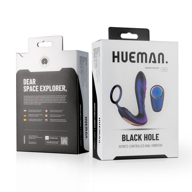 Hueman - Black Hole Analvibrator Mit Penisring