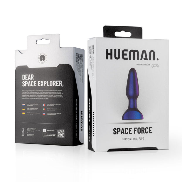 Hueman - Space Force Vibrator- und Stoß-Butt Plug