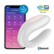 Satisfyer Double Joy Paarvibrator - Weiß