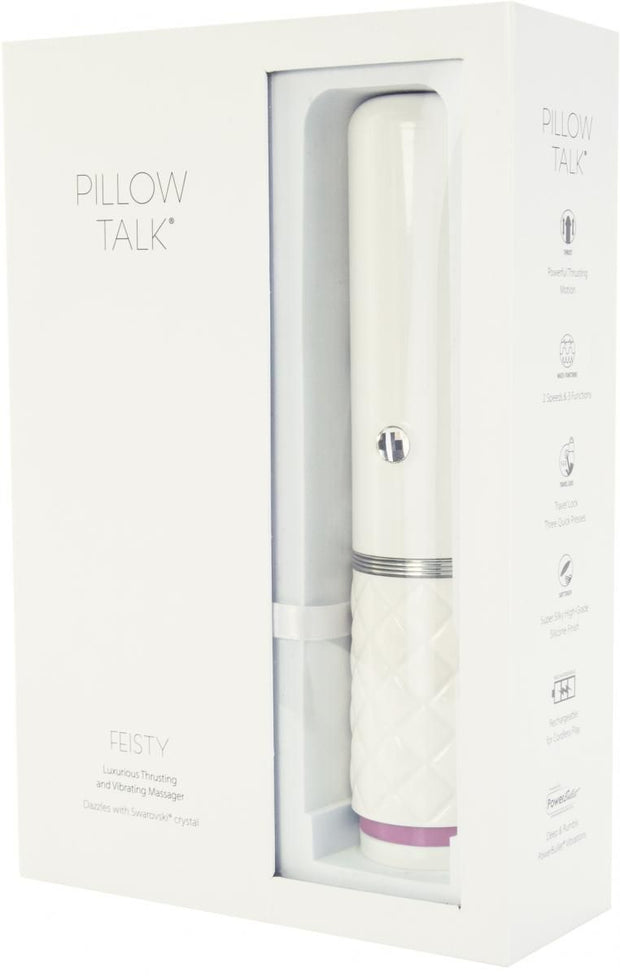 Pillow Talk - Feisty Stoßender Vibrator - Rosé
