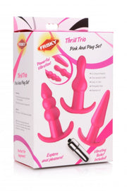 Thrill Trio Analplug - 3-teiliges Set- Rosa