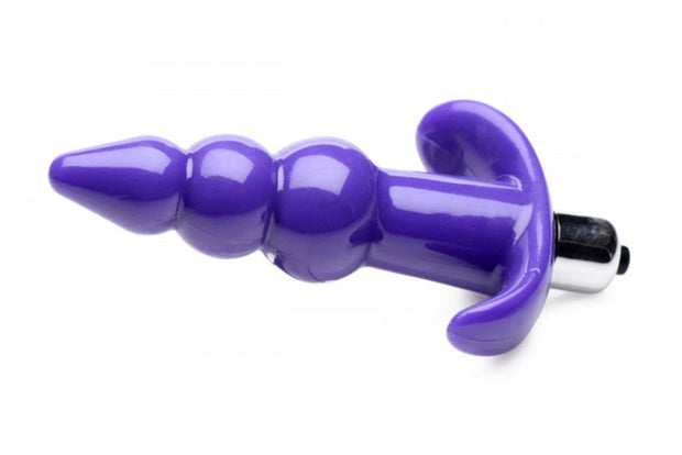 Bubbly Vibrierender Analplug mit Riffelung